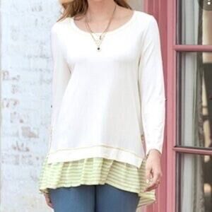 MSRO $89 Matilda Jane Striped Ruffled Bottom Tunic | SAME DAY SHIP or NEXT DAY